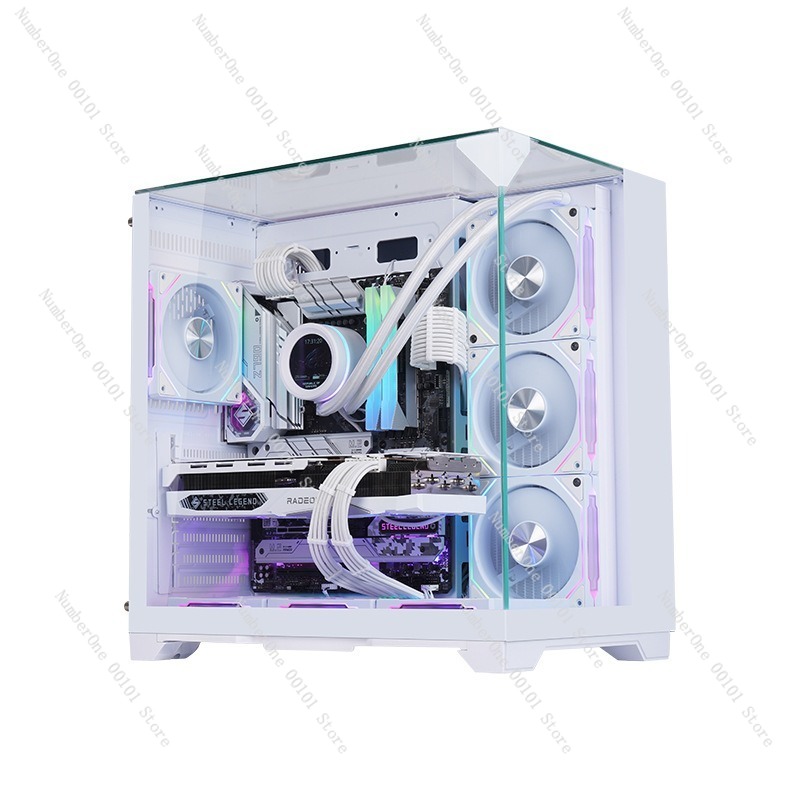 Pc Chassis - ATX Gaming PC-kast Panoramisch Gehard Glas