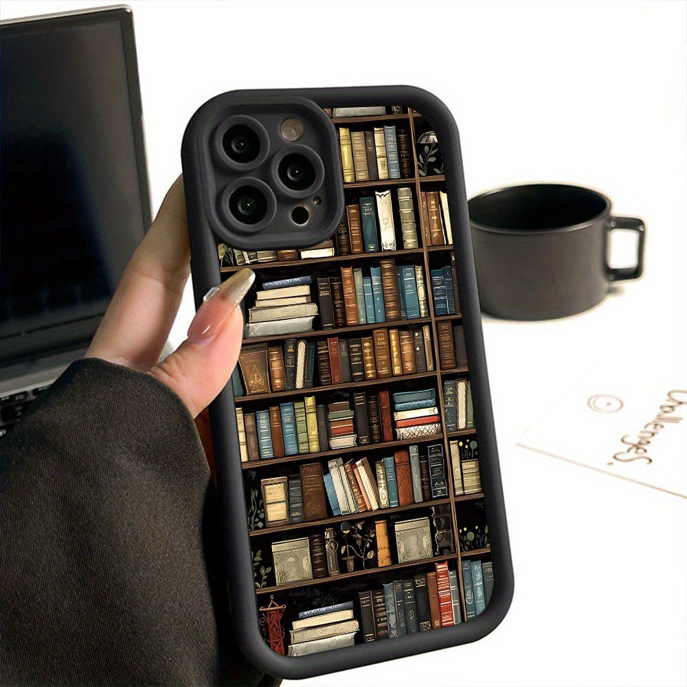 Computer Case - Boekenplank Creatief Patroon Telefoonhoesje Voor iPhone