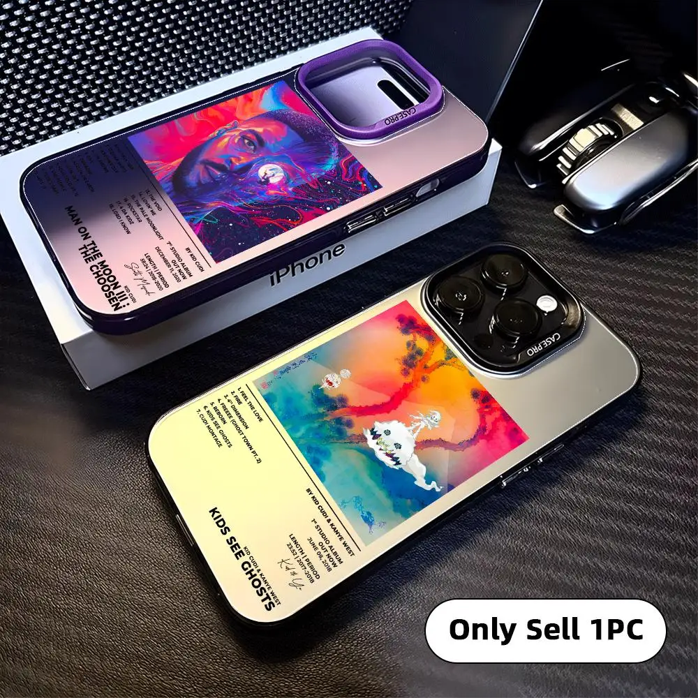 Computer Case - Rapper Kid C-Cudi Telefoonhoesje voor iPhone