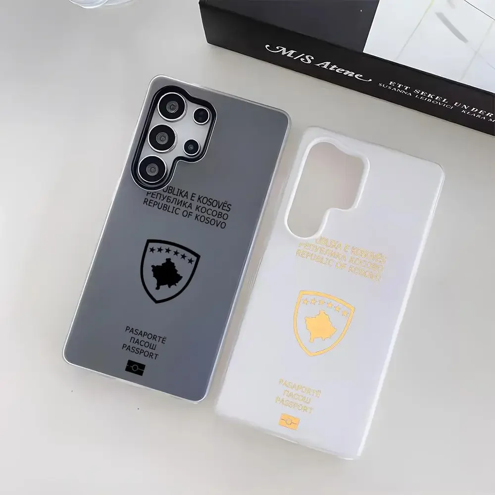 Computer Case - Kosovo Paspoort LOGO Telefoonhoesje voor Samsung