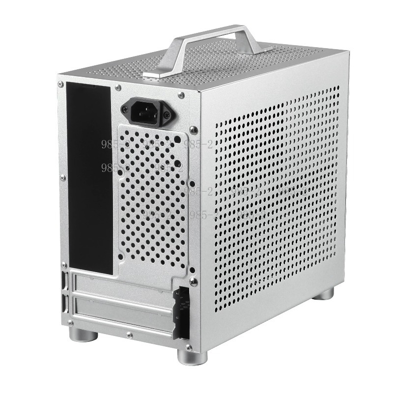 Pc Chassis - Mini ITX Tower-behuizing met draaggreep, ondersteunt