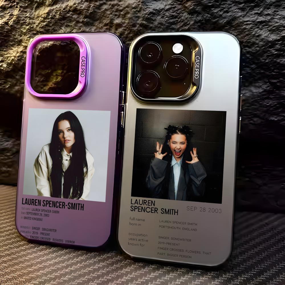 Matte Pc Case - Singer L-Lauren Spencer Smith Telefoonhoesje voor