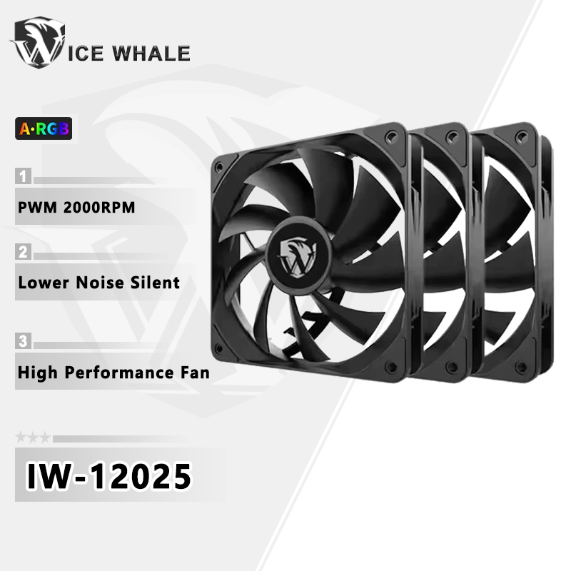 Case Fan Controller - ICE Whale IW-12025 120mm Koelventilator 4Pin