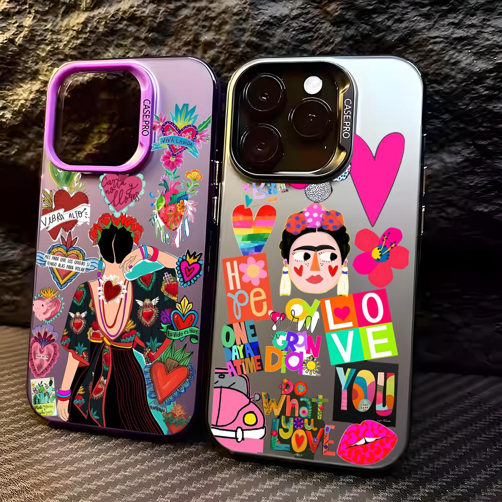Matte Pc Case - F-frida Kahlo Design Telefoonhoesje voor iPhone