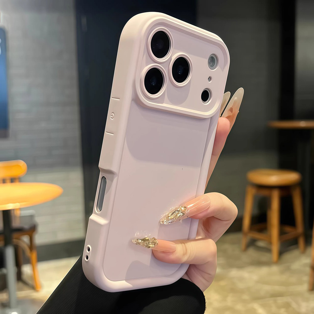 Matte Pc Case - Effenkleurige zware telefoonhoes voor iPhone 18