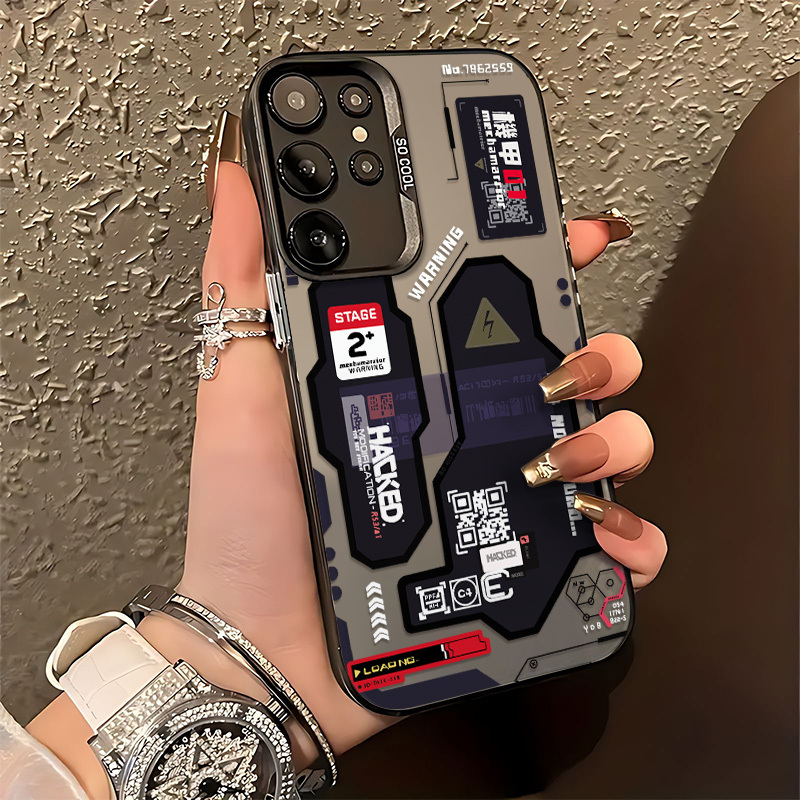 Matte Pc Case - Hacker Creative Mecha Case voor Samsung