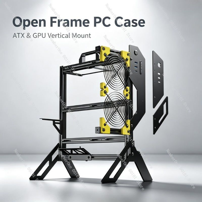 DIY Open Frame Aluminium PC-be - Aluminum Open Frame Test Bench Water Cooling recensie en prijs