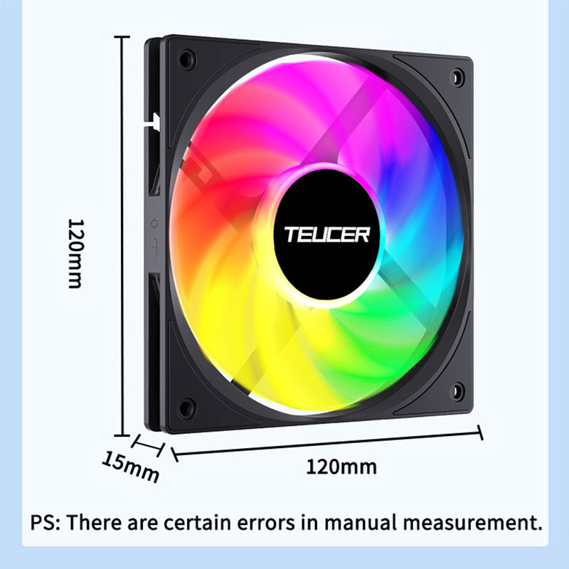 Teucer 120 mm PC-behuizingsven - Pc Chassis recensie en prijs