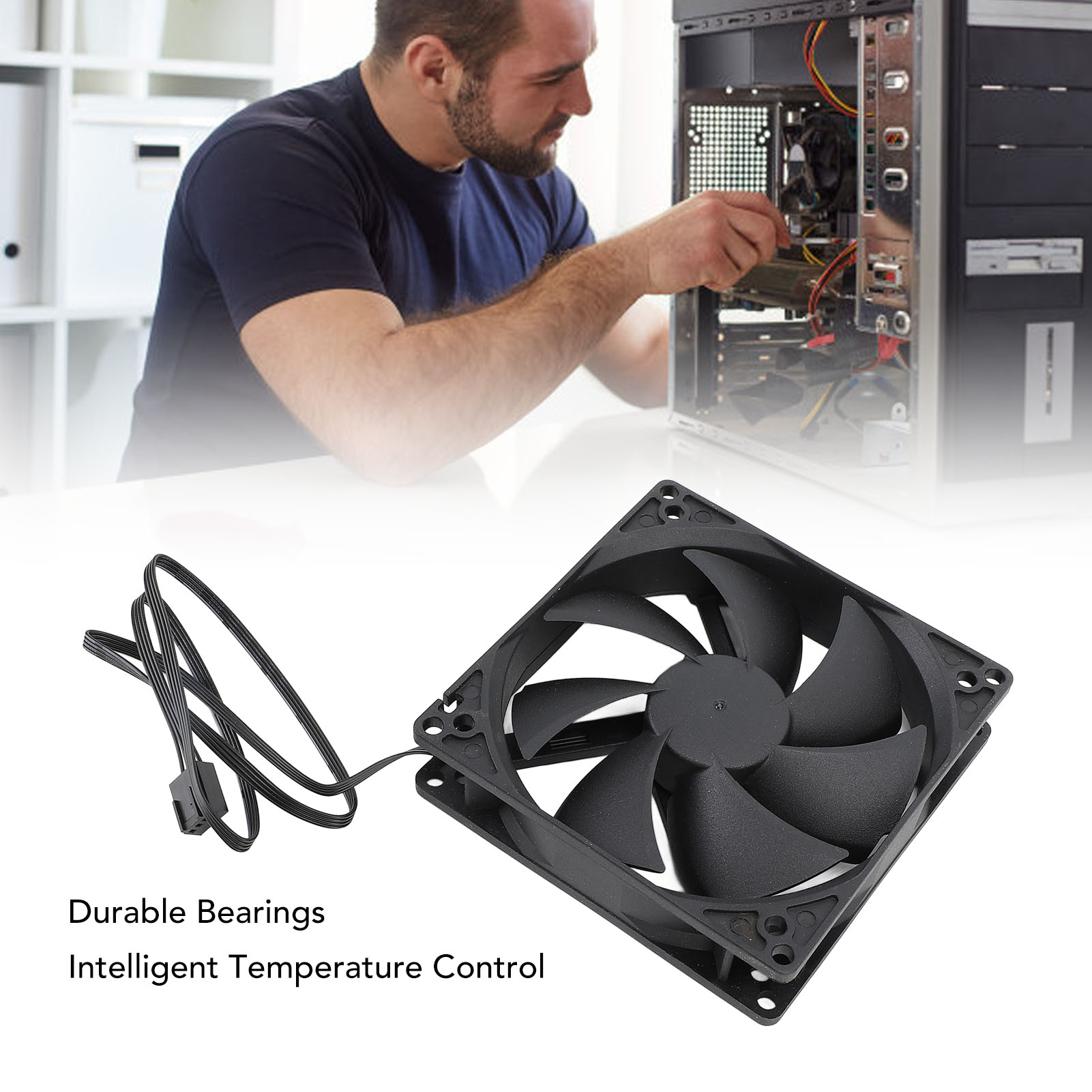 100mm PC PWM Case Fan 100mm Du - Case Fan Controller recensie en prijs