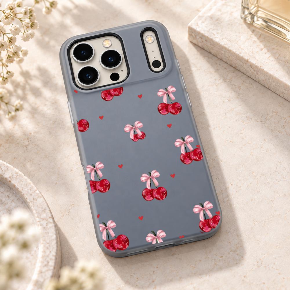 Schattig roze hart met strik t - Matte Pc Case recensie en prijs