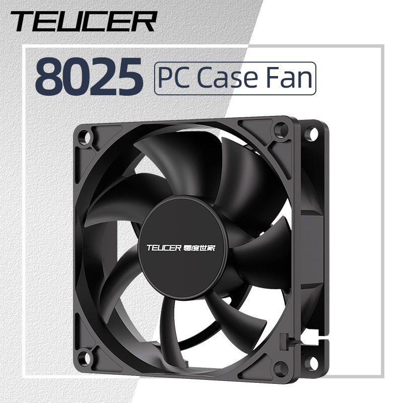 Teucer 8025 PC Case Fan 12V Gr - Pc Chassis recensie en prijs